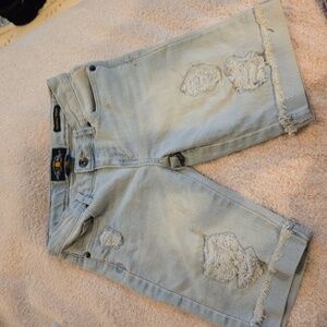 Girls Lucky Brand Kendall Bermuda jean short Girls size 10